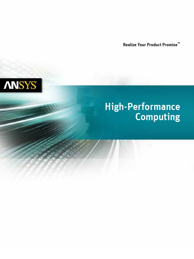 Ansys HPC Brochure | PDF | Supercomputer | Parallel Computing