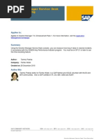Solution Manager Service Desk Time Recording
