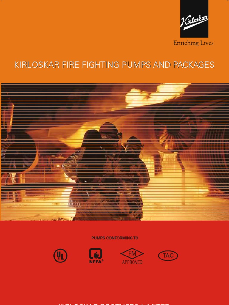 Kirloskar Fire Pump Packages Overview | PDF | Engines | Pump