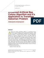 Enhanced Articial Bee Colony Algorithm and It's Application to Travelling Salesman Problem