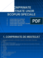 Comprimate Destinate Unor Scopuri Speciale