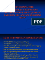 Profesionalisme Pengelolaan Keuangan Negara Untuk Mewujudkan Laporan Keuangan