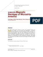 Electro-Magnetic Bandgap of Microstrip Antenna