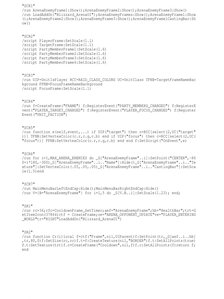 Scripts | PDF