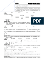 OK Raciocinio Logico e Quantitativo Resolvidas ANPAD 2003