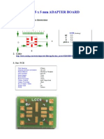 LCC8 / LCC-8 Adapter Board Made in Quality FR4 PCB