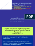 Wewenang Mengangkat Dan Memberhentikan Dari Jabatan Fungsional