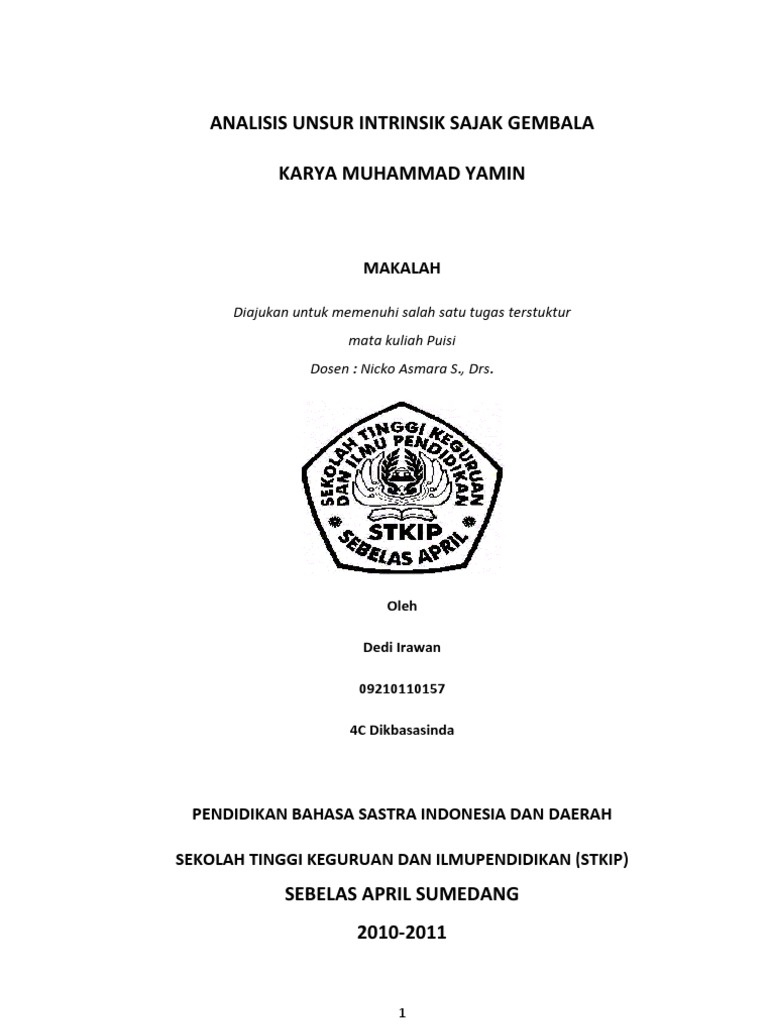 Unsur Batin dan Unsur Fisik Puisi (Analisis)