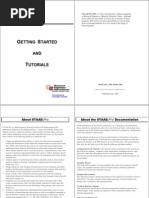 STAAD - Pro Advanced Training Manual | PDF | Truss | Normal Mode