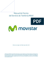 Manual de Precios Telefonía Móvil Movistar