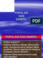 Populasi Sampel