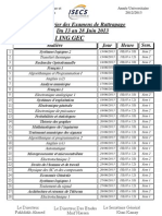 Calendrier RATT 1 ING