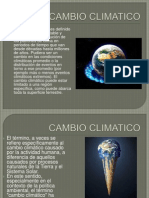 Cambio Climatico