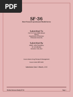 Download Medical Outcome Study Short Form SF-36 by Arfia Chowdhury Arifa SN147406945 doc pdf