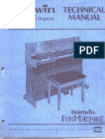 Organo Baldwin Fun Machine Mod 121-121W_Technical Manual