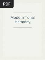 Modern Tonal Harmony