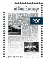 Mount Dora Exchange, Forres Academy, Press Group Newsletter, 2008