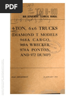 Download Tm 9-811 DIAMOND T CARGO PONTON WRECKER DUMP by Advocate SN147422166 doc pdf