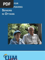 Services for Italian Speaking Seniors in Ottawa / Servizi per anziani Italiani di Ottawa (versione inglese)