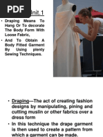 Draping of Fabric