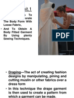 Draping of Fabric