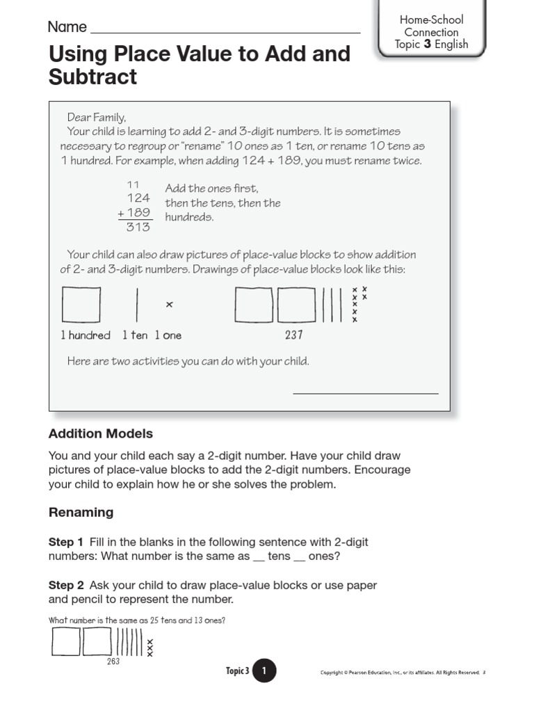 Understanding Place Value in Addition | PDF