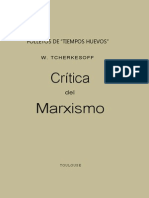 Critica Del Marxismo - W.tcherkesoff