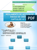 REGLAMENTO DE GESTION DE RIESGO DE CRÃ‰DITO original