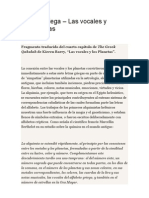 Las vocales griegas y los planetas: el origen de las correspondencias astrológicas