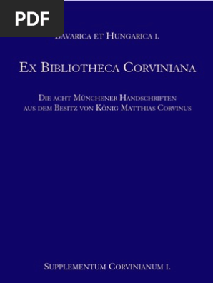 Supplementum Corvinianum I