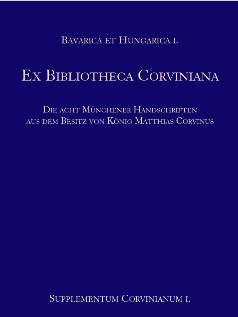 Supplementum Corvinianum I