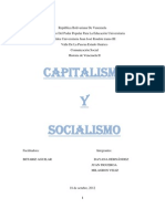 Trabajo de Socialismo y Capitalismo