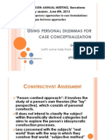 Using Personal Dilemmas for Case Conceptualization_Guillem Feixas