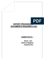Export Proceudre
