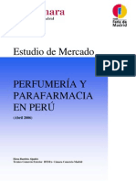 Estudio Mercado Perfumeria y Famacia Peru