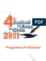 PAJAROS de CHILE Programa - Preliminar