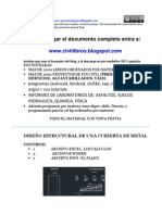 Diseoestructuraldeunacubiertametalicadocx 120320230459 Phpapp02