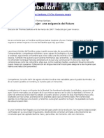 La Liberación de La Mujer - Una Exigencia de Futur - Thomas Sankara