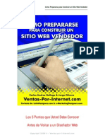 Cómo Prepararse para Construir Un WebSite Vendedor