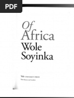 Of Africa - Wole Soyinka