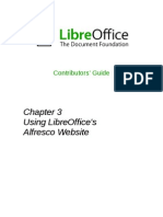Using Libreoffice'S Alfresco Website: Contributors' Guide