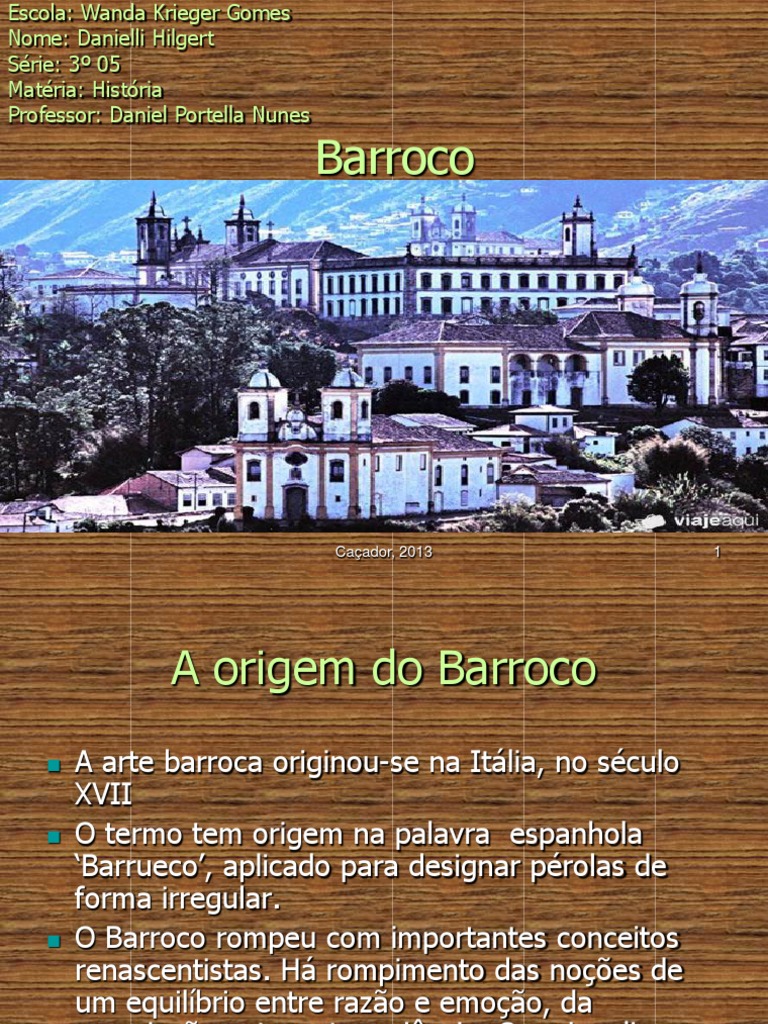 Introdução ao Barroco na Arte e História | PDF | Barroco | Artes (geral)