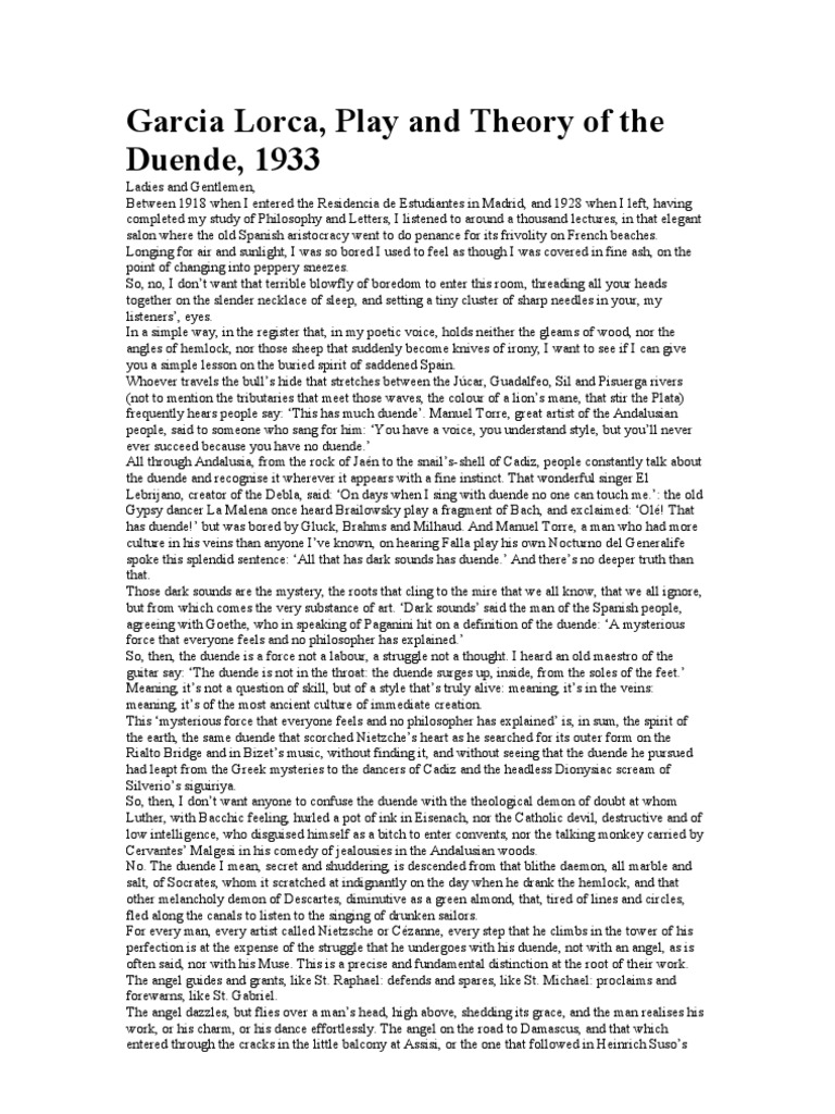 Lorca essays picture