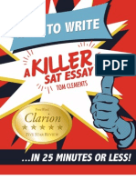 How To Write A Killer Sat Essay in 25 Minutes