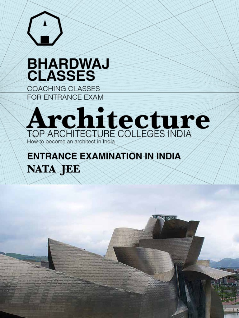 Architecture Nata Jee Top Colleges Entrance Exam India PDF