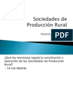 Sociedades de Producción Rural