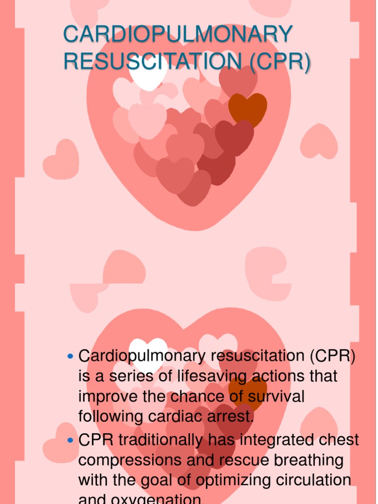 Cardiopulmonary Resuscitation (CPR) | PDF | Cardiopulmonary ...