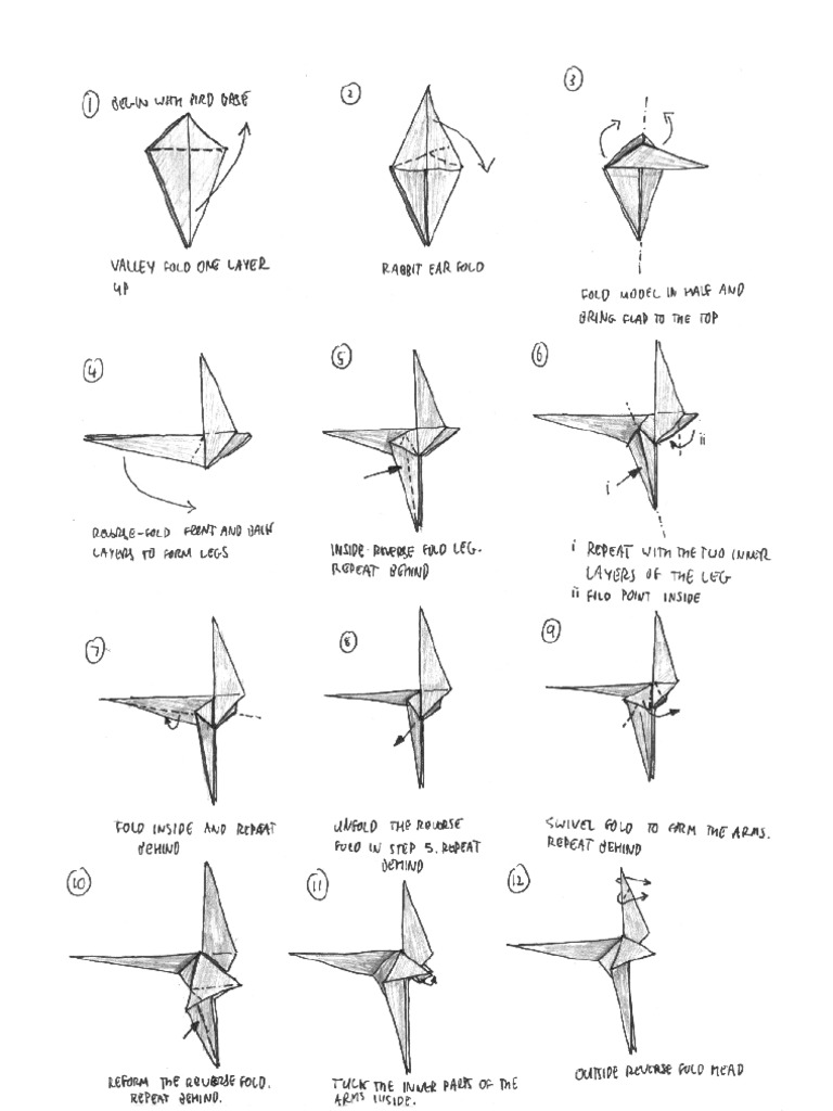 Origami - Velociraptor | PDF