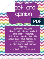 Fact and Opinion Freebie