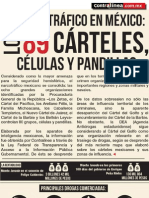 Los 89 cárteles en México, células y pandillas.